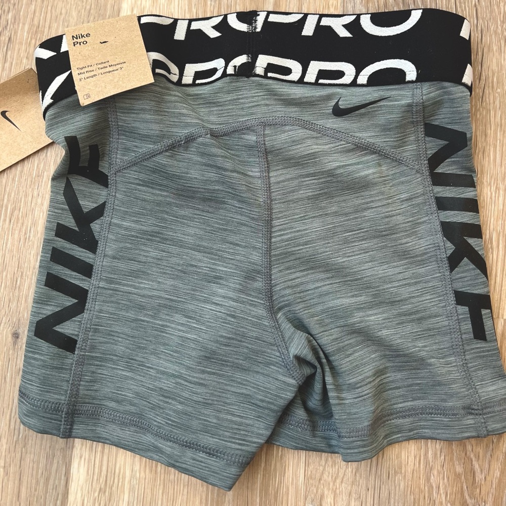 Nike Pro Grey Dri-Fit Shorts